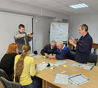 Рабочая группа АО «Сафоновский завод «Теплоконтроль» прошла тренинг «Быстрая переналадка SMED».