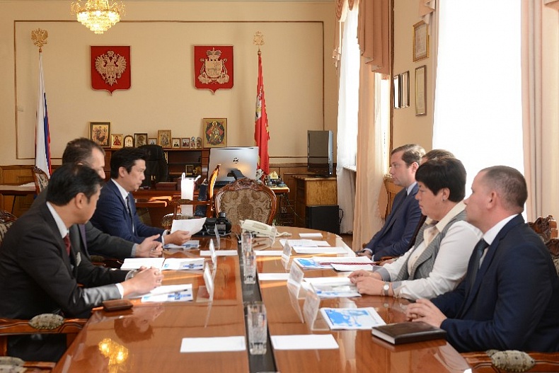 Рабочая встреча Губернатора Алексея Островского с представителями японского бизнеса