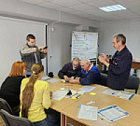 The working group of JSC "Safonovsky Zavod" "Thermocontrol" held a training course "Rapid Realignment SMED".